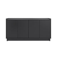 Prepac Simply Modern 4-Door Console Buffet - Black