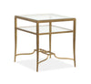 Avondale 22\" End Table - Burnished Brass
