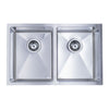 Bristol Sinks Undermount Stainless Steel Double Kitchen Sink - B1911
