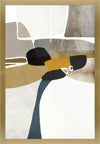 Abstract Framed Stucco Art – 27.25\" x 39.25\"