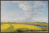 Green Landscape Framed Canvas Gel Art - 25\" x 37\"