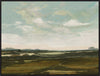 Green Landscape Framed Canvas Art - 31\" x 41\"