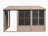 Gazebo Penguin Florence - Wall Mounted Solarium 10x12 Metal Roof