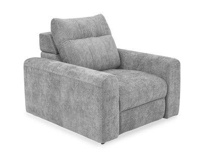 Scott Living Elevate 42" Chenille Fabric Power Reclining Chair - Grey | Fauteuil à inclinaison électrique Elevate de Scott Living de 42 po en tissu de chenille - gris