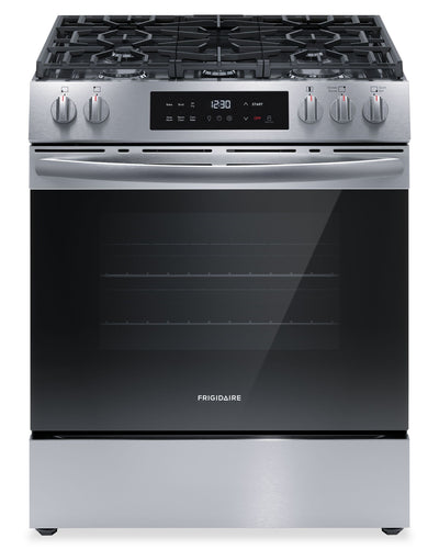 Frigidaire 30'' Front Control Gas Range with Air Fry - FCFG3082BS | Cuisinière à gaz Frigidaire de 30 po avec commandes à l’avant et friture à air - FCFG3082BS