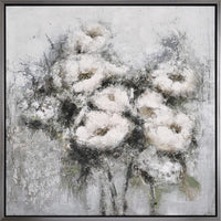 Bouquet of Flowers Framed Acrylic Painting - 35.5