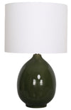Kort & Co. Joslyn 23\" Green Ceramic Table Lamp