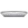 Victory 30\" 600 CFM Under Cabinet Range Hood Stainless Steel - Luna-M-30