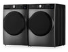 Midea 5.2 Cu. Ft. Front Load Washer with Steam Care and 8.0 Cu. Ft. Tumble Dryer - Grey