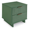 Manhattan Comfort Granville Modern Nightstand with Full Extension Drawer - Midnight Blue
