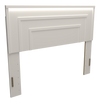 Alpine Panel Headboard with Built-in LED, Made in Canada, White - Full/Queen Size