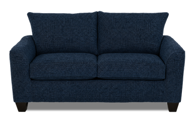 Made in Canada Customizable Sofa Lab Arc 86" Fabric Condo Sofa – Chenille Pacific | Sofa personnalisable Arc de Sofa Lab de 86 po de format condo fabriqué au Canada en tissu - Chenille Pacific
