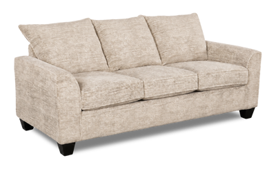 Made in Canada Customizable Sofa Lab Arc 86" Fabric Sofa – Plush Parchment | Sofa personnalisable Arc de Sofa Lab de 86 po fabriqué au Canada en tissu - Plush Parchment