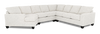 Made in Canada Customizable Sofa Lab Arc 4-Piece Left-Facing Sectional with Cuddler - Teddy Riverrock