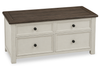Baxter 46” Country-Style Lift-Top Coffee Table – Mocha
