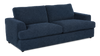 Made in Canada Customizable Sofa Lab Curve 88\" Fabric Sofa – Chenille Pacific