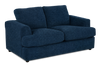 Made in Canada Customizable Sofa Lab Curve 65\" Fabric Loveseat - Chenille Pacific