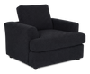Made in Canada Customizable Sofa Lab Curve 40\" Fabric Chair – Teddy Raven