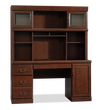 Heritage 59.25\" Office Desk with Hutch – Classic Cherry