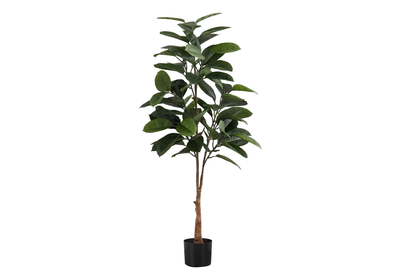 52” Artificial Indoor Rubber Tree in 5” Pot | Hévéa artificiel de 52 po en pot de 5 po pour l’intérieur