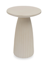 Lila 17.5\" Modern End Table - Cream