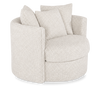 Made in Canada Sofa Lab Customizable Nest 42\" Fabric Swivel Accent Chair – Teddy Riverrock