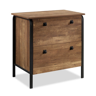 Scout 29.7” 2-Drawer Lateral Filing Cabinet – Etched Oak | Classeur latéral Scout de 29,7 po à 2 tiroirs - chêne gravé