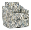 Made in Canada Sofa Lab Customizable Swivel 32\" Fabric Accent Chair – Capri Accent Fabric