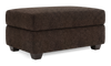 Made in Canada Customizable Sofa Lab Trunk 39\" Fabric Storage Ottoman – Teddy Walnut