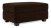 Made in Canada Customizable Sofa Lab Trunk 39\" Fabric Storage Ottoman – Plush Chocolate