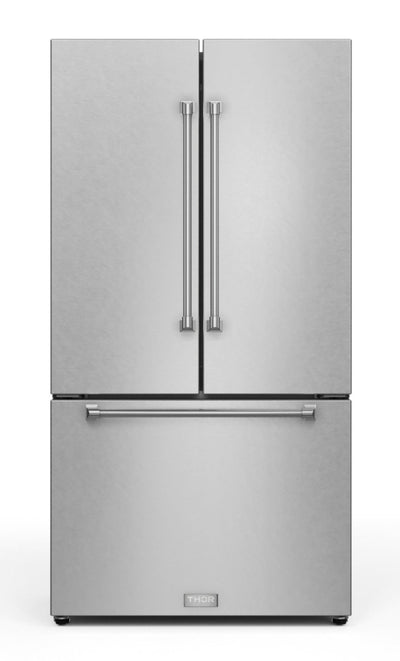 Gordon Ramsay Collection by Thor Kitchen 36" 20.3 Cu. Ft. Counter-Depth French-Door Refrigerator - RF3621CTD99|Réfrigérateur collection Gordon Ramsay de Thor Kitchen de 36 po et de 20,3 pi3 de profondeur comptoir à portes françaises - RF3621CTD99
