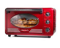 Nostalgia Retro 12-Slice Red Convection Toaster Oven - RTOV2RR