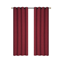 Jacquard Panel Tree Burgundy 96