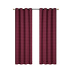 Jacquard Panel Cubic Red 84\" - Set of 2 Drapes and Blinds