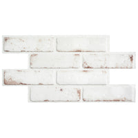 Smart Tiles Peel and Stick 2-Sheet 21 x 11 Backsplash - Brik Toscana