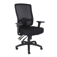 Tygerclaw Adjustable Mid Back Mesh Task Office Chair - Black