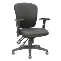 Tygerclaw Mid Back Fabric Office Chair - Grey
