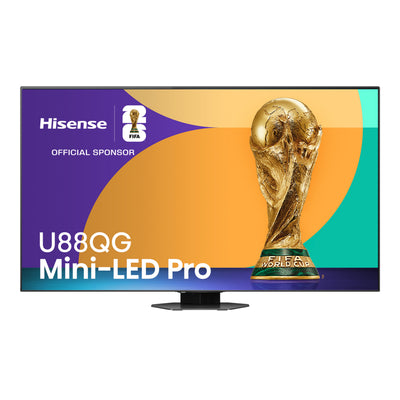 HISENSE 55" U88QG Mini-LED Pro QLED 4K UHD AI Smart Google TV (55U88QG) - 2025 Model | Téléviseur intelligent QLED à Mini DEL Pro HISENSE U88QG UHD 4K de 55 po avec IA et Google TVMC (55U88QG) - modèle 2025