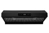 Hauslane 36\" Under Cabinet Range Hood - UC-PS18BLK-36
