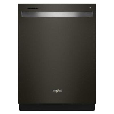 Whirlpool 24" 47 dBA Built-In Top-Control Dishwasher with Third Rack - Print Resist Black Stainless … | Lave-vaisselle encastré Whirlpool de 24 po et de 47 dBA avec commandes sur le dessus et 3e panier - …