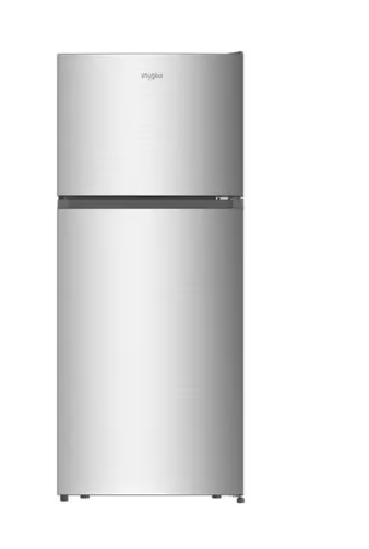 Whirlpool 18 Cu. Ft. Top Freezer Refrigerator – Stainless Steel - WRTX6418TZ | Réfrigérateur Whirlpool de 18 pi³ avec congélateur supérieur – Acier inoxydable résistant aux traces de doigts – WRTX6418TZ