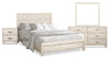 Arbor 6pc Bedroom Set with Panel Bed, Dresser, Mirror & Nightstand, Driftwood White - Full Size