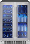Brisas by Zephyr 24\" Wine Beverage Cooler - Stainless Steel - BWB24C32AG