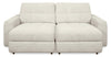 Scott Living Elevate Modular 82\" Chenille Fabric Loveseat with Power Sliding - Beige