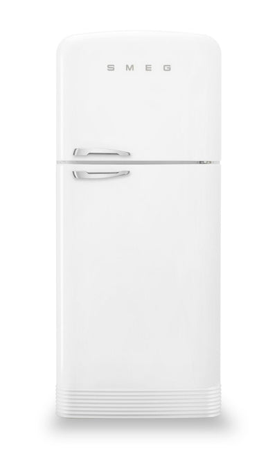 Smeg 19.28 Cu. Ft. Retro Top-Freezer Refrigerator - FAB50URWH3|Réfrigérateur Smeg rétro de 19,28 pi3 à congélateur supérieur - FAB50URWH3