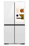 Samsung 36\" 22.5 Cu. Ft. Bespoke Counter-Depth 4-Door Flex™ with AI Family Hub+™ Refrigerator - White Glass - RF23DB990012AC