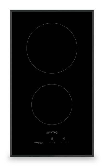Smeg 12" Electric Cooktop - SEU122B|Surface de cuisson électrique Smeg de 12 po - SEU122B