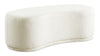 Maren 47.25\" Fabric Curved Bench - Cream
