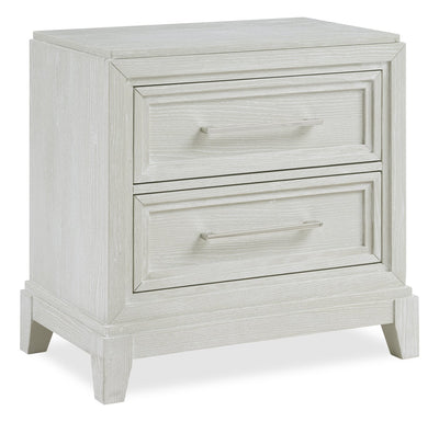 Vida Bedside 2-Drawer Nightstand, 27"W x 28"H - Sand | Table de nuit Vida de 27 po (L) x 28 po (H) à 2 tiroirs - sable