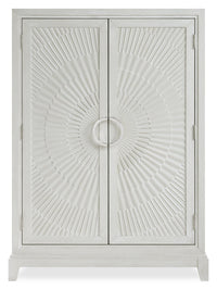 Vida Bedroom 2-Door Armoire Chest with Adjustable Shelves, 45